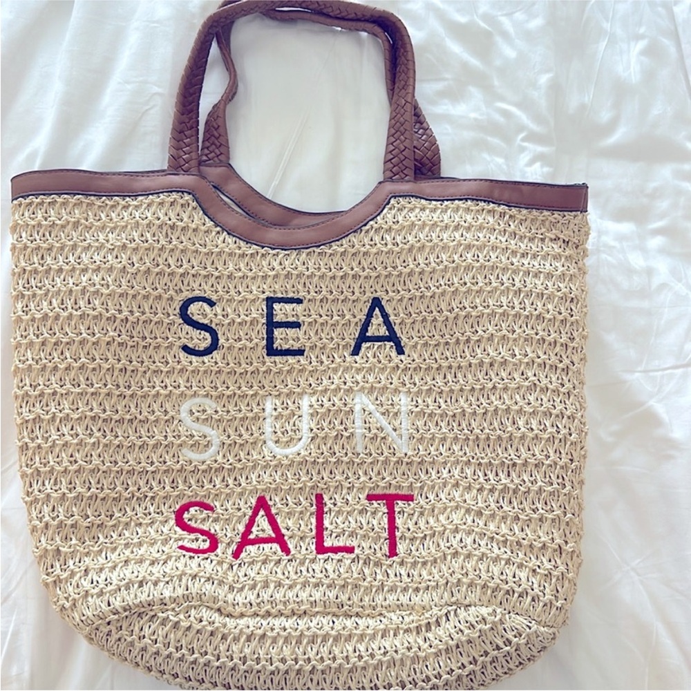 🆕 Beach Straw Tote Bag